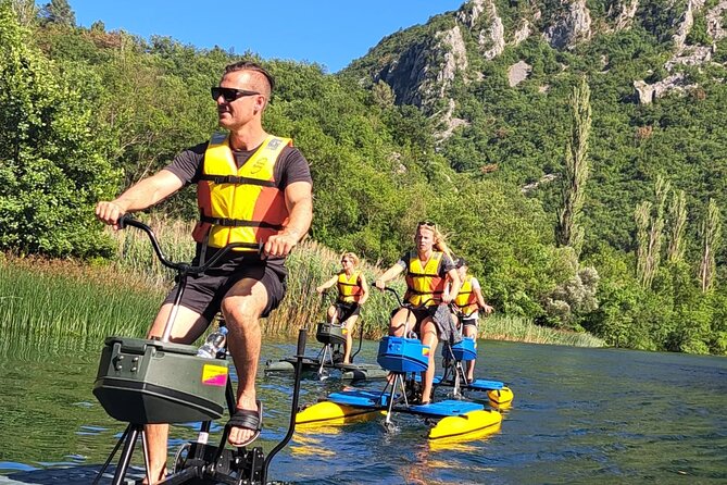 1 st Waterbike Safari in the World - The return leg is where fitness matters
