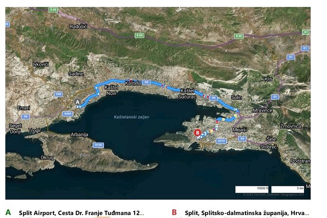 Airport Split: Private Transfer to Split - Meeting your driver at Split Airport