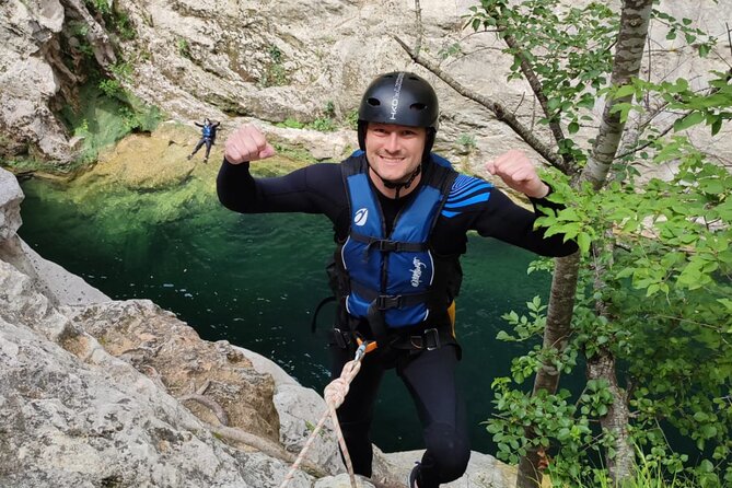 Basic & Extreme Canyoning on Cetina River with Free Photos/Videos - Guides who keep the hard parts manageable