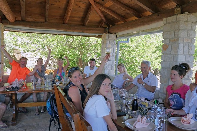 Best of Korcula island winery's by 4X4 Canam buggys with lunch - A swim and snorkel break on the coast
