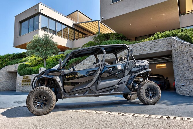 Best of Korcula island winery's by 4X4 Canam buggys with lunch - Learning to handle the Can-Am Maverick