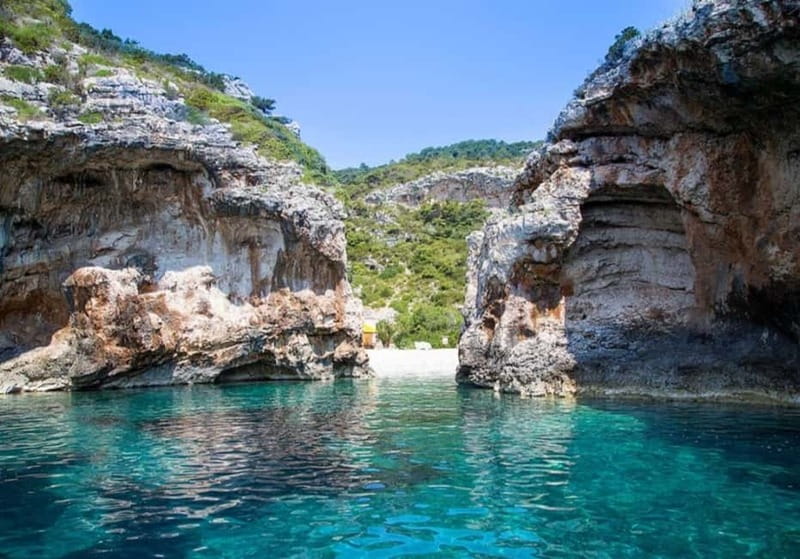 Blue Cave & Island-Hopping Tour with Snorkeling from Split - Budikovac Blue Lagoon: the strongest beach stop