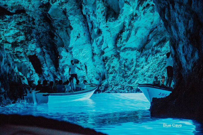 Blue cave, Mama Mia and Hvar, 5 island speedboat tour from Trogir - Komiža gives the day a welcome pause