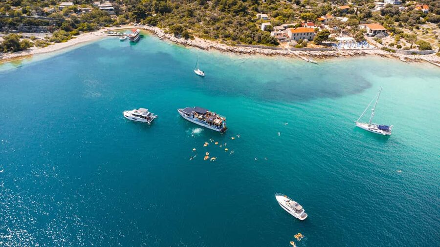 Blue Lagoon & Islands Day Cruise from Split with Lunch - Leaving Split for the Dalmatian islands