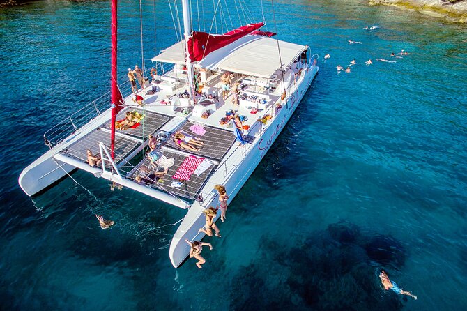 Blue Lagoon, Trogir & Čiovo catamaran tour with Food and Drinks - At a glance