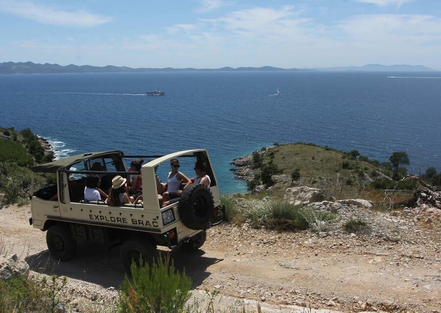 Brač: Island Exploration Tour by Four-Wheel Drive Jeep - Škrip and the taste of Brač olive oil