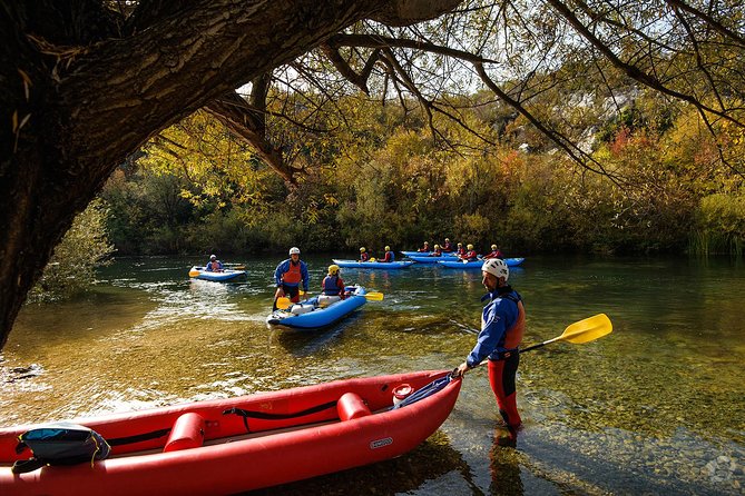 Canoe Safari on Cetina River from Split or Blato na Cetini village - Getting ready: safety practice before the first rapid