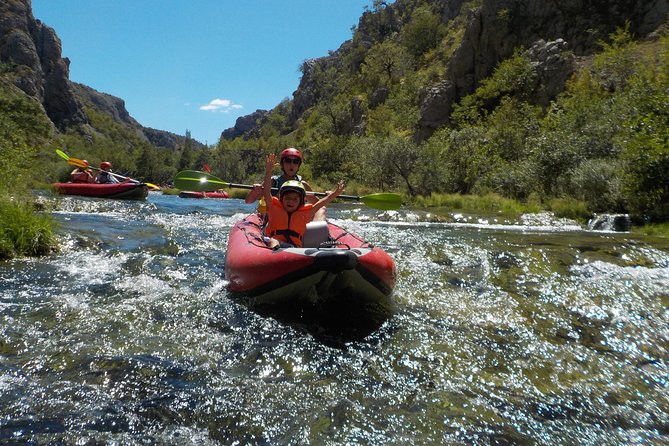 Canoe safari / rafting on river Zrmanja - Crew support and the group size