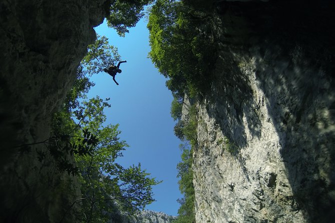 Canyoning basic on Cetina river from Omiš - Jumps and the basic-route question