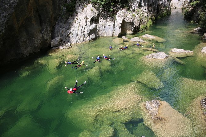 Canyoning on Cetina River Adventure from Split or Zadvarje - Gearing up for the river