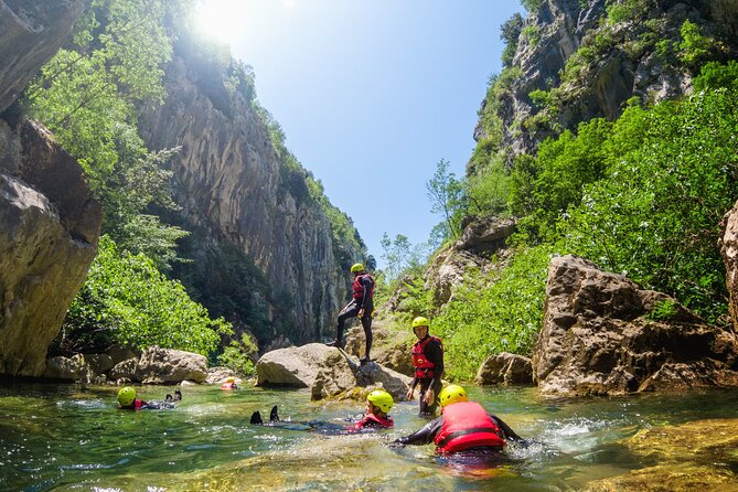 Canyoning on Cetina River from Split or Šestanovac - The natural tunnel and the final river section