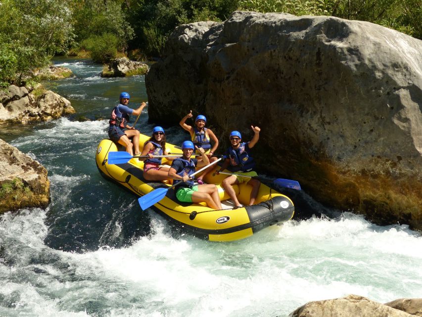 Cetina River: Rafting and Cliff Jumping Tour - Getting fitted and learning the river rules