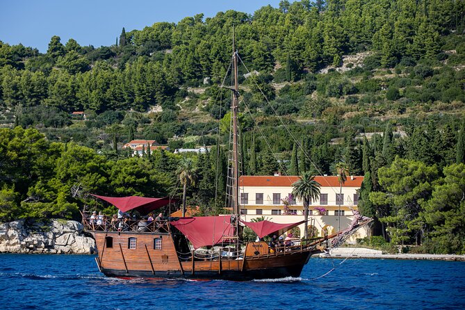 Columbo's Pirate Ship "Santa Maria" - Split Panoramic & Sunset Tour - The Kašuni Beach swimming stop