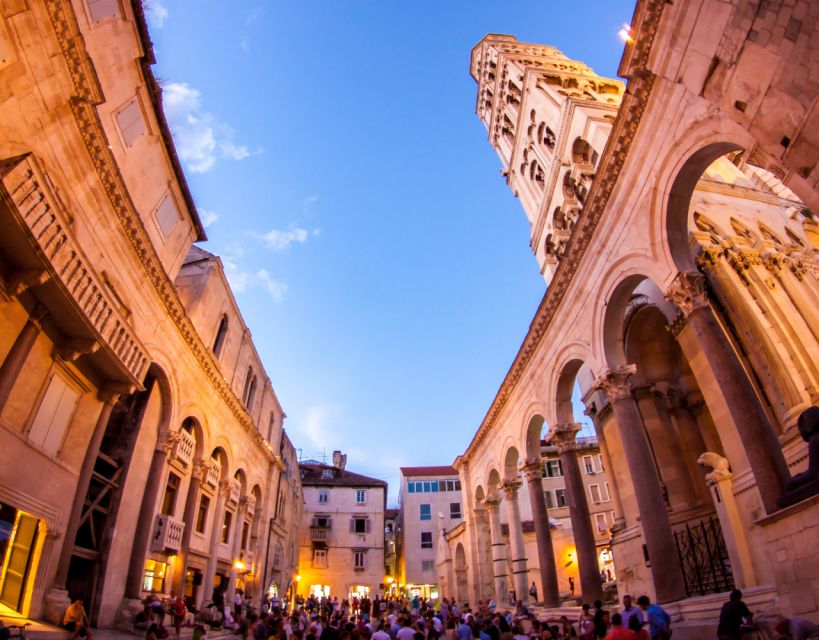 Evening Group Walking Tour - Split Old City Diocletian's Pal - Entering Diocletian’s Palace, a city inside a palace