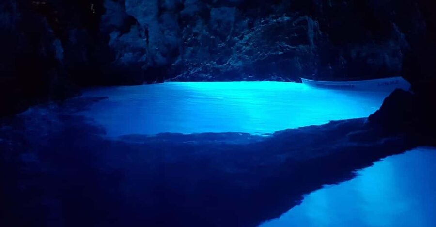 From Hvar: Blue cave group speedboat tour full day - Budikovac Blue Lagoon starts the swimming day