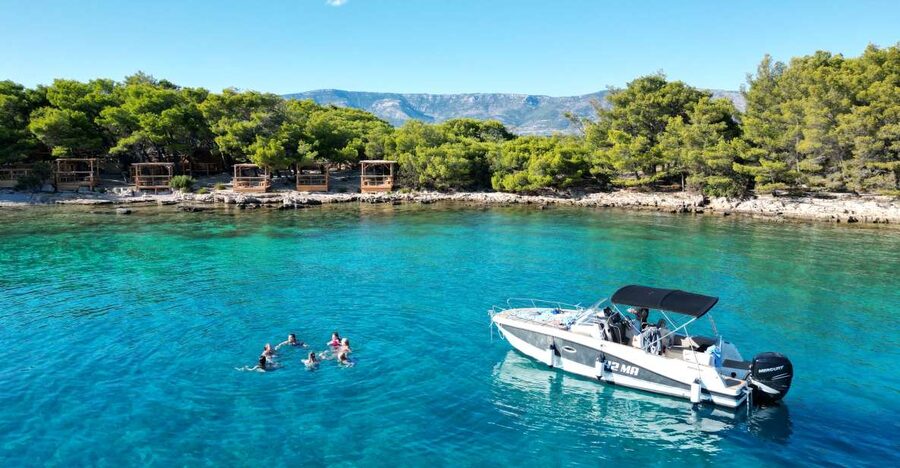 From Makarska: Hidden Gems of Hvar Island's North Shore - The ride from Makarska to Veliki Pokrivenik