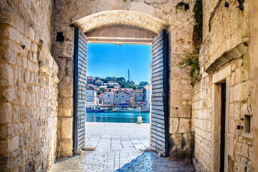 From Makarska Riviera: Full-Day Split & Trogir Tour - Entering Diocletian’s Palace in Split