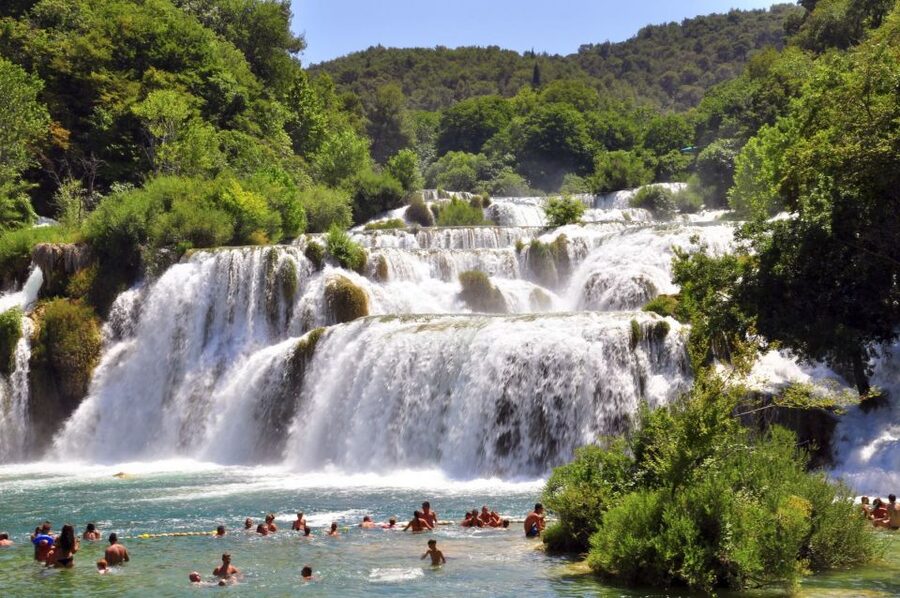 From Omiš: Krka Waterfalls and Trogir Small Group Tour - Leaving Omiš before the day gets hot