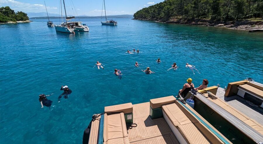 From Split: All-inclusive Blue Cave Tour with Grilled Lunch - Hvar Town closes the island circuit