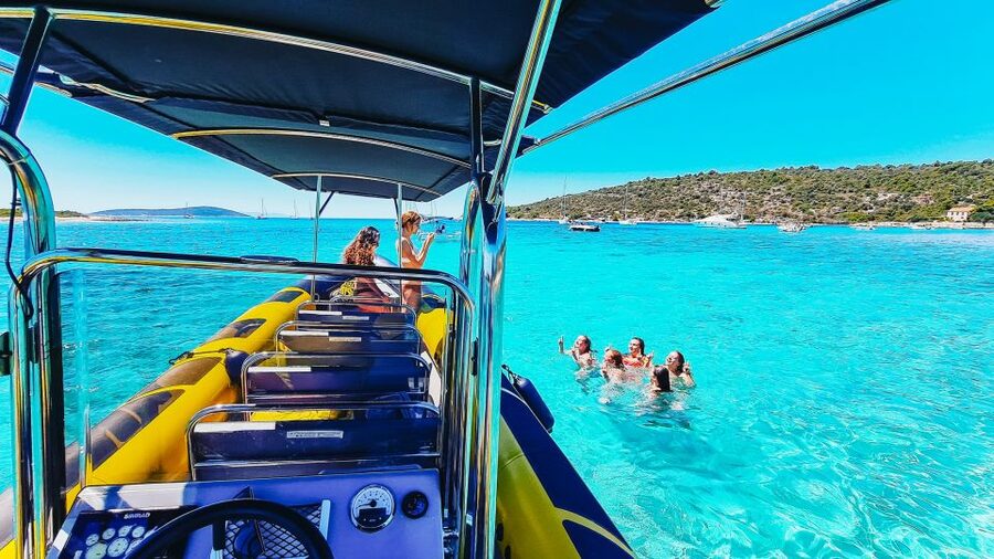 From Split: Blue Cave & 5 Islands with Vis & Hvar Boat Tour - The speedboat ride: thrilling, useful, and sometimes rough