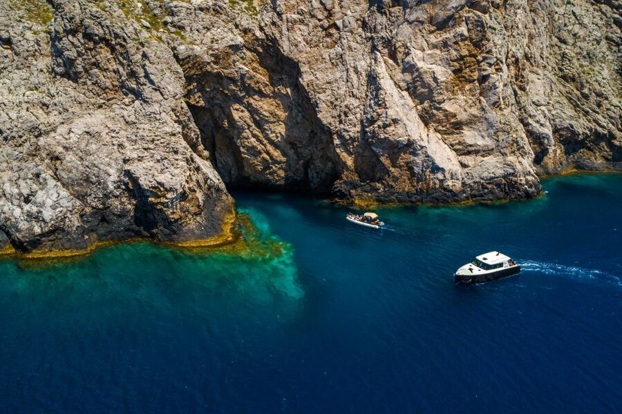 From Split: Blue Cave and Hvar Guided Tour by Luxury Boat - Pakleni Islands and Carpe Diem beach