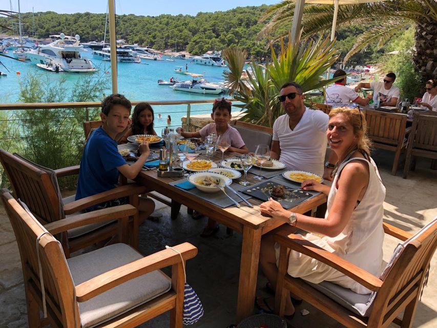 From Split: Blue Cave & Coastal Highlights Private Boat Tour - Hvar at the end of a long day