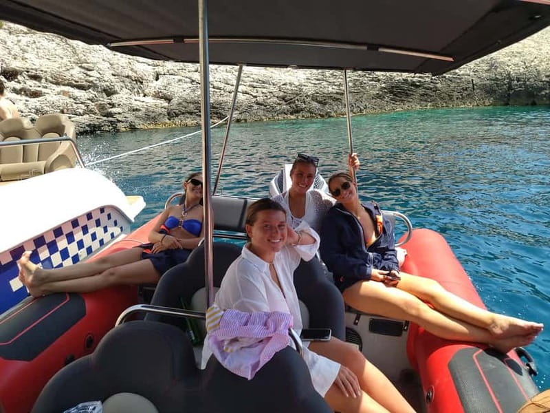 From Split: Blue Cave, Hvar, Mamma Mia, 5 Islands boat Tour - Vis bunkers and caves between the main stops
