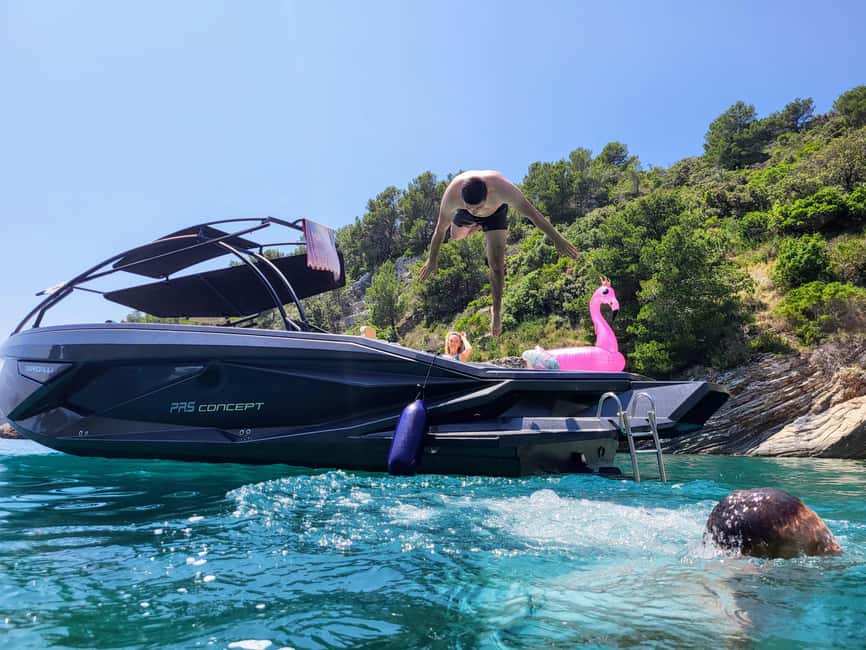 From Split: Blue Cave, Hvar, Mamma Mia, 5 Islands boat Tour - What the Blue Cave visit is really like
