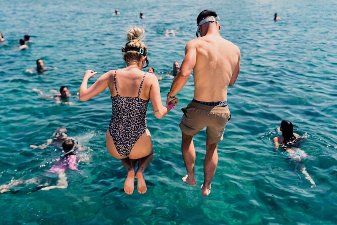 From Split: Blue Lagoon and 3 Islands Speedboat Tour - Krknjasi Bay, the Blue Lagoon swimming stop