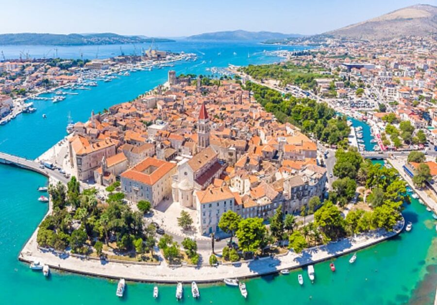From Split: Blue Lagoon, Šolta, and Trogir Speedboat Tour - Leaving Split by Small Speedboat