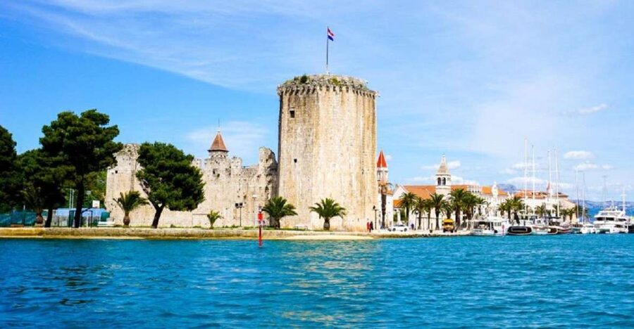 From Split: Blue Lagoon, Šolta, and Trogir Speedboat Tour - Trogir: Stone Streets and Venetian Fortresses