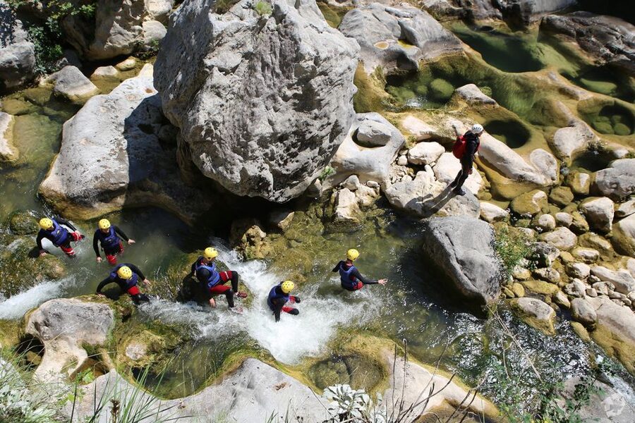 From Split: Canyoning on the Cetina River - From Split to the Cetina canyon