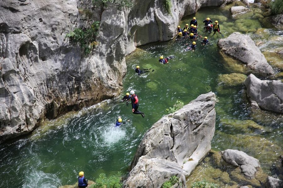 From Split: Canyoning on the Cetina River - Safety, guides, and group comfort