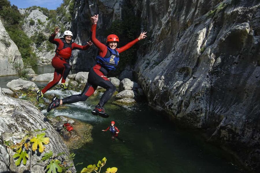 From Split: Canyoning on the Cetina River - Getting ready in Zadvarje