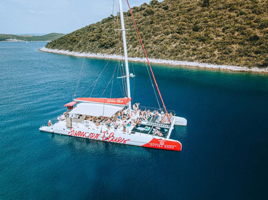 From Split: Catamaran Cruise to Golden Horn & Brač island. - Key points at a glance