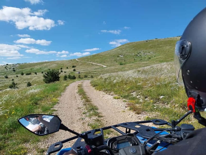 From Split: Dinara Nature Park Quad Adventure with Swimming - The river stop and swimming option