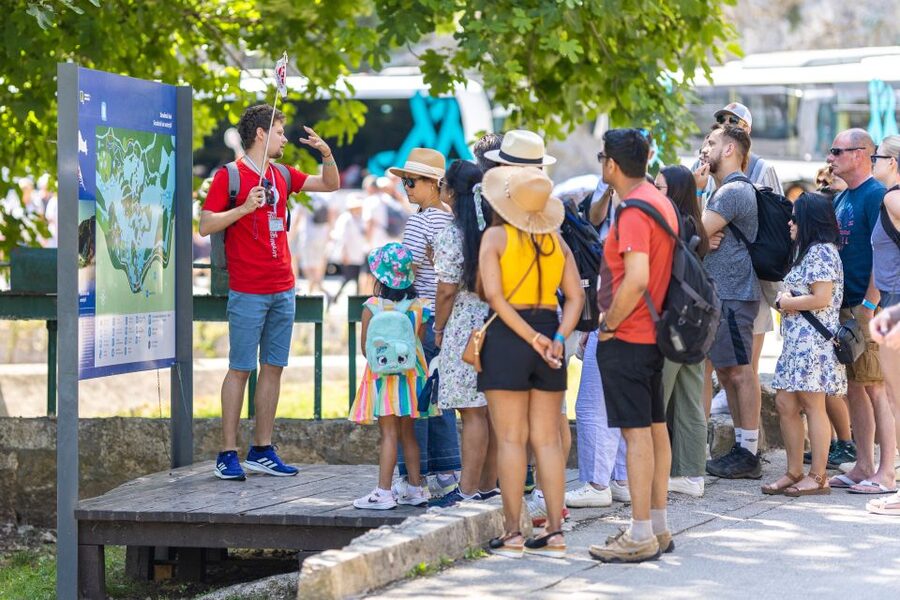 From Split: Krka National Park Tour - The boat ride into the park