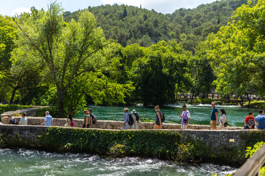 From Split: Krka Waterfalls day tour & wine tasting - Free time on the paths