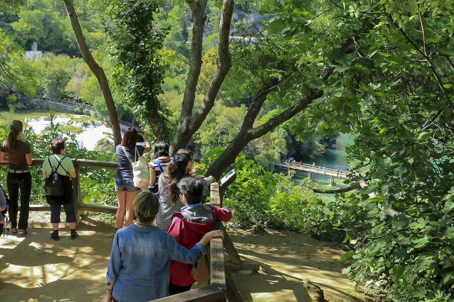 From Split: Krka Waterfalls Tour with Boat Ride & Swimming - Swimming rules and the reality of the waterfall stop
