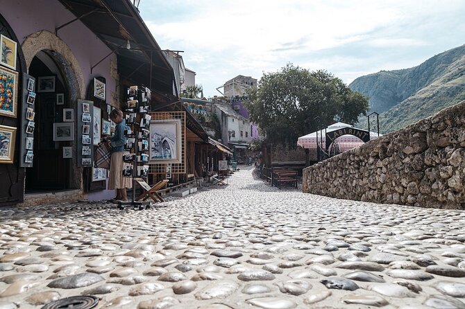 From Split: Mostar and Kravice Waterfalls Tour - Two hours to browse the bazaar and eat Bosnian food