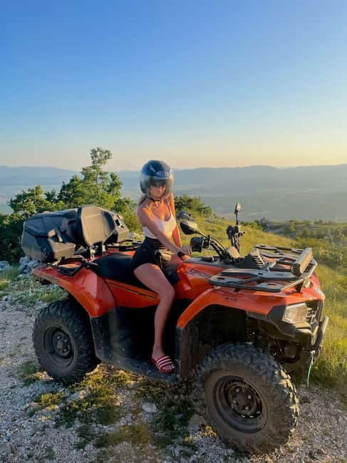 From Split: Off-Road Quad Safari Experience - Following the Cetina River through wild terrain