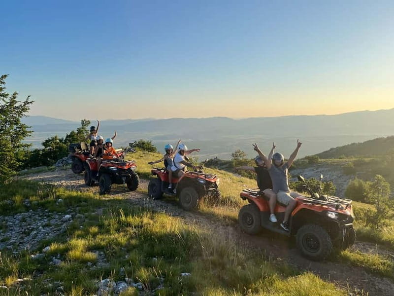 From Split: Off-Road Quad Safari Experience - Starting near Split and getting ready for the trail