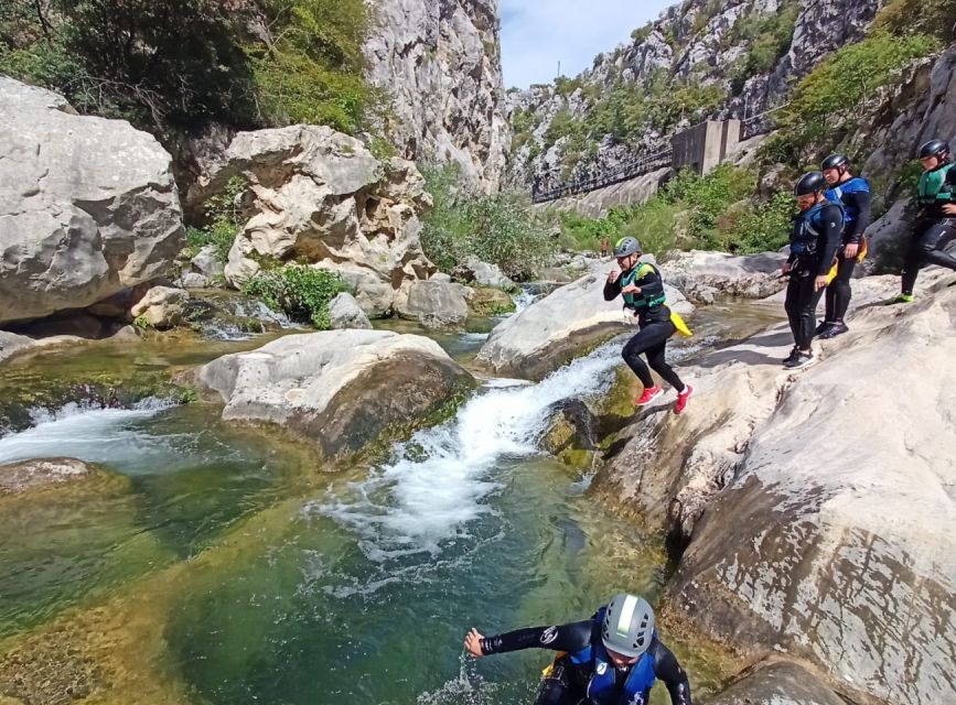 From Split/Omiš: Canyoning Cetina River + Free Photos/Video - The steep exit and walk back