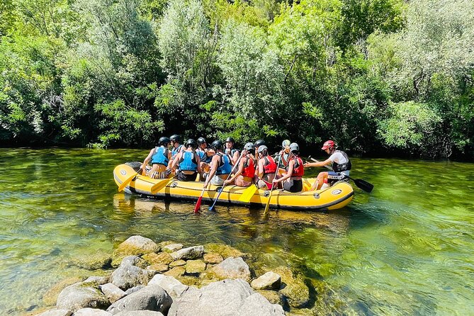 From Split/Omiš Guided White Water Rafting Tour on Cetina River - Three breaks, swimming, and cliff jumping
