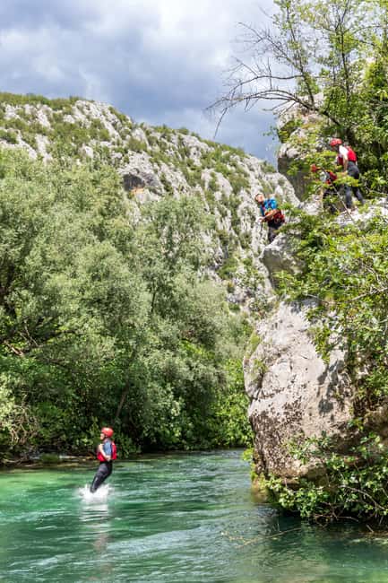 From Split: Rafting, Cave exploring, Cliff jumping w/ Picnic - What the 50-minute van ride means