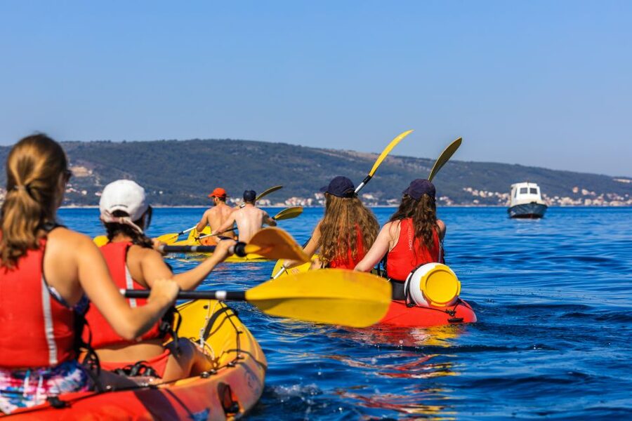 From Split: Sea Kayaking Tour - Paddling from Bene toward Kašjuni