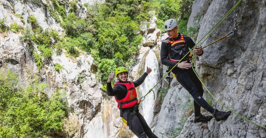 From Split/Šestanovac: Extreme Canyoning on Cetina River - What the three-hour river section feels like