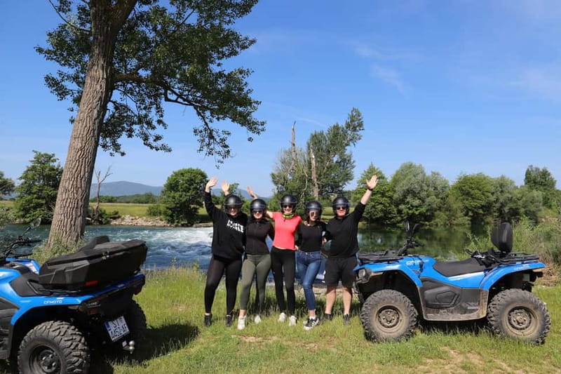 From Split: Three Rivers Quad Tour with Swimming and Lunch - Across villages and toward the Grab