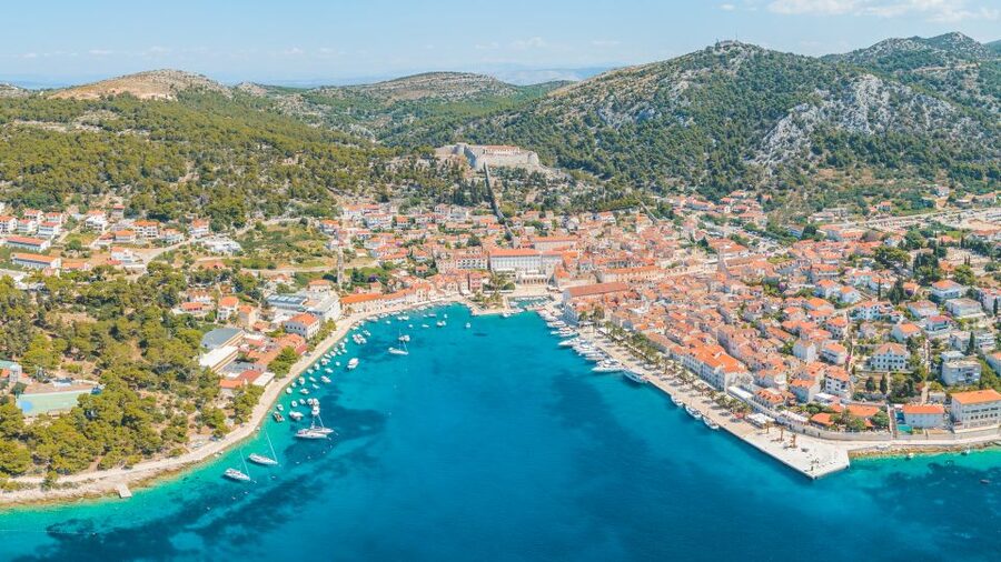 From Split: Trogir & Blue Lagoon Boat Tour with Snorkeling - One hour among Trogir’s medieval stones