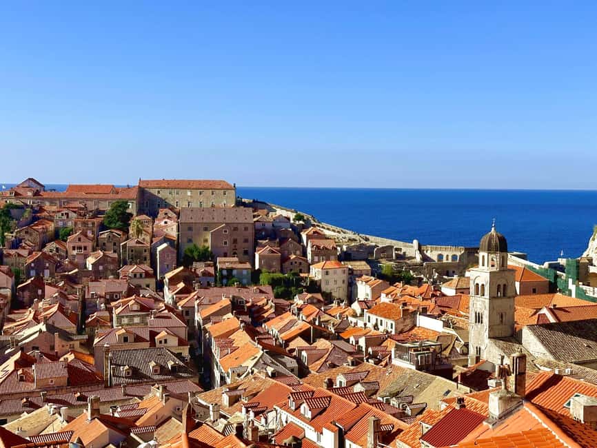 From Split/Trogir: Dubrovnik Guided Tour with a Stop in Ston - Ston: beautiful walls, brief stop